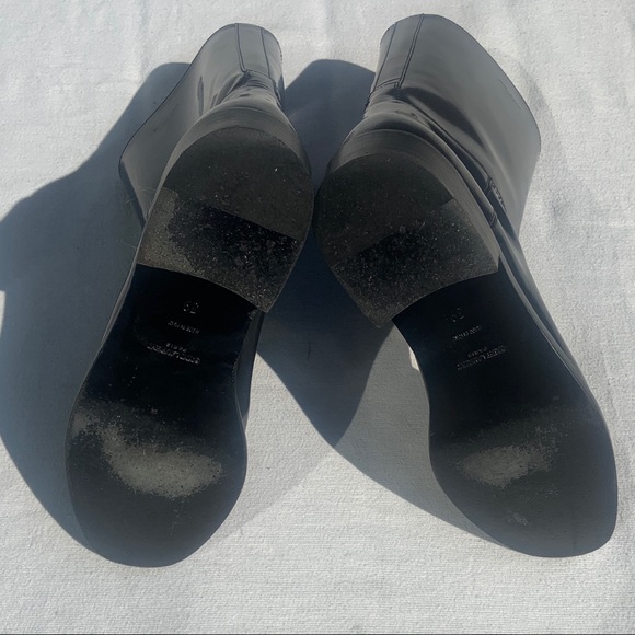 SOLD Authentic Saint Laurent Black Mid-Calf Boots - Picture 13 of 16